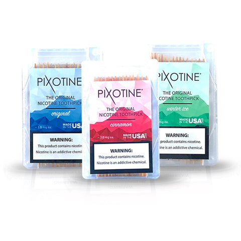 Nicotine Toothpicks Sample Pack - Original, Winter Ice, Cinnamon