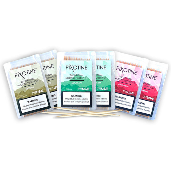 Pixotine Sample Pack - Winter Ice, Cinnamon, and Tobacco Flavors
